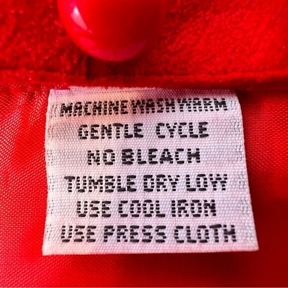 Ultrasuede Skirt Set Red Hong Kong Size 8 - Picture 13 of 14